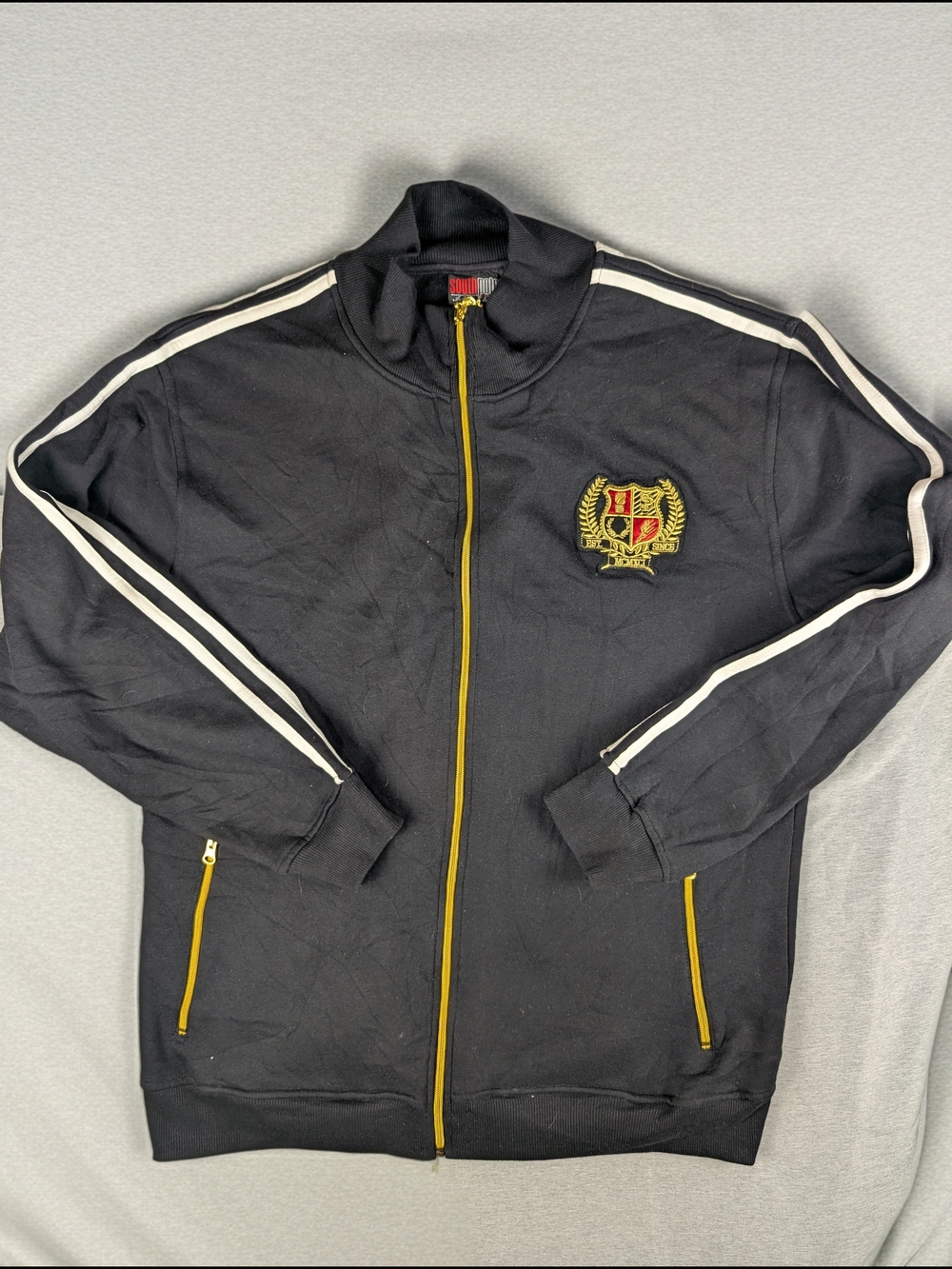 Y2K Southpole Authentic Collection Crest Track Jacket Sweater Men's XL